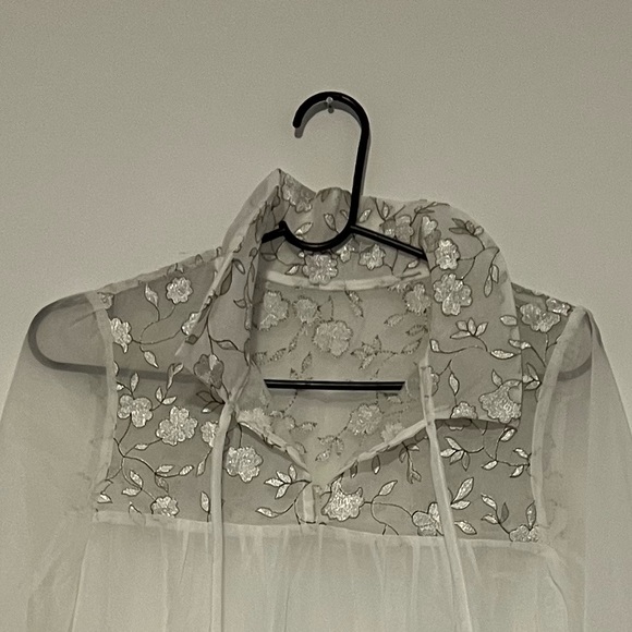 Daxi long blouse size medium new with tags - Picture 16 of 16